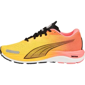 Puma Velocity Nitro 2 Womens Running Shoes - Orange Puma sport shoes with bold branding