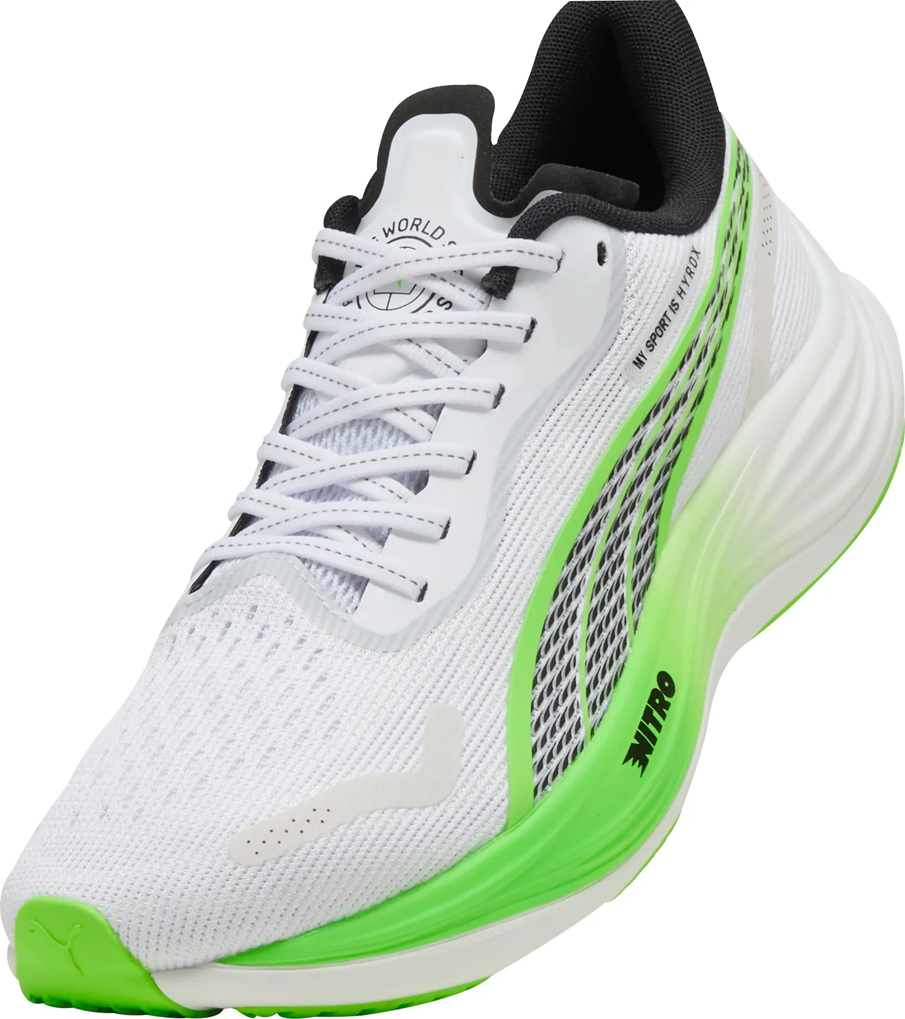 Puma Velocity Nitro 3 HYROX Mens Running Shoes - White Cozy Footwear