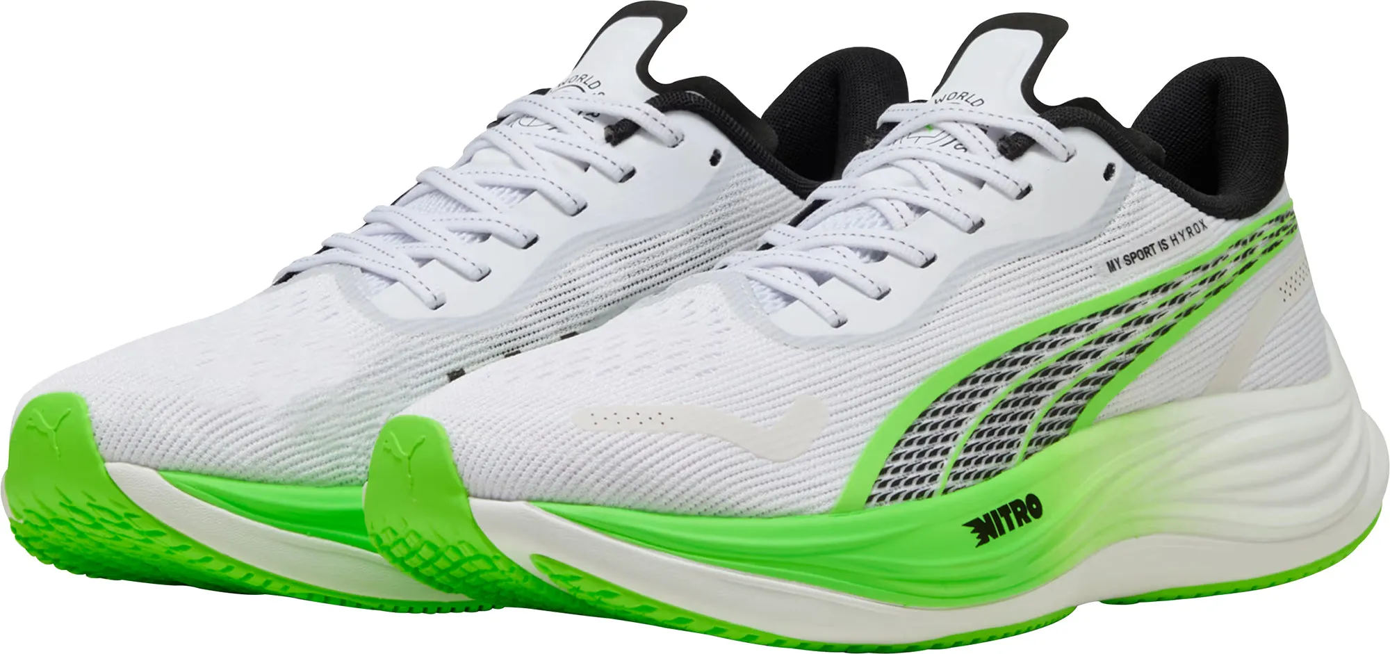 Puma Velocity Nitro 3 HYROX Mens Running Shoes - White Cozy Footwear