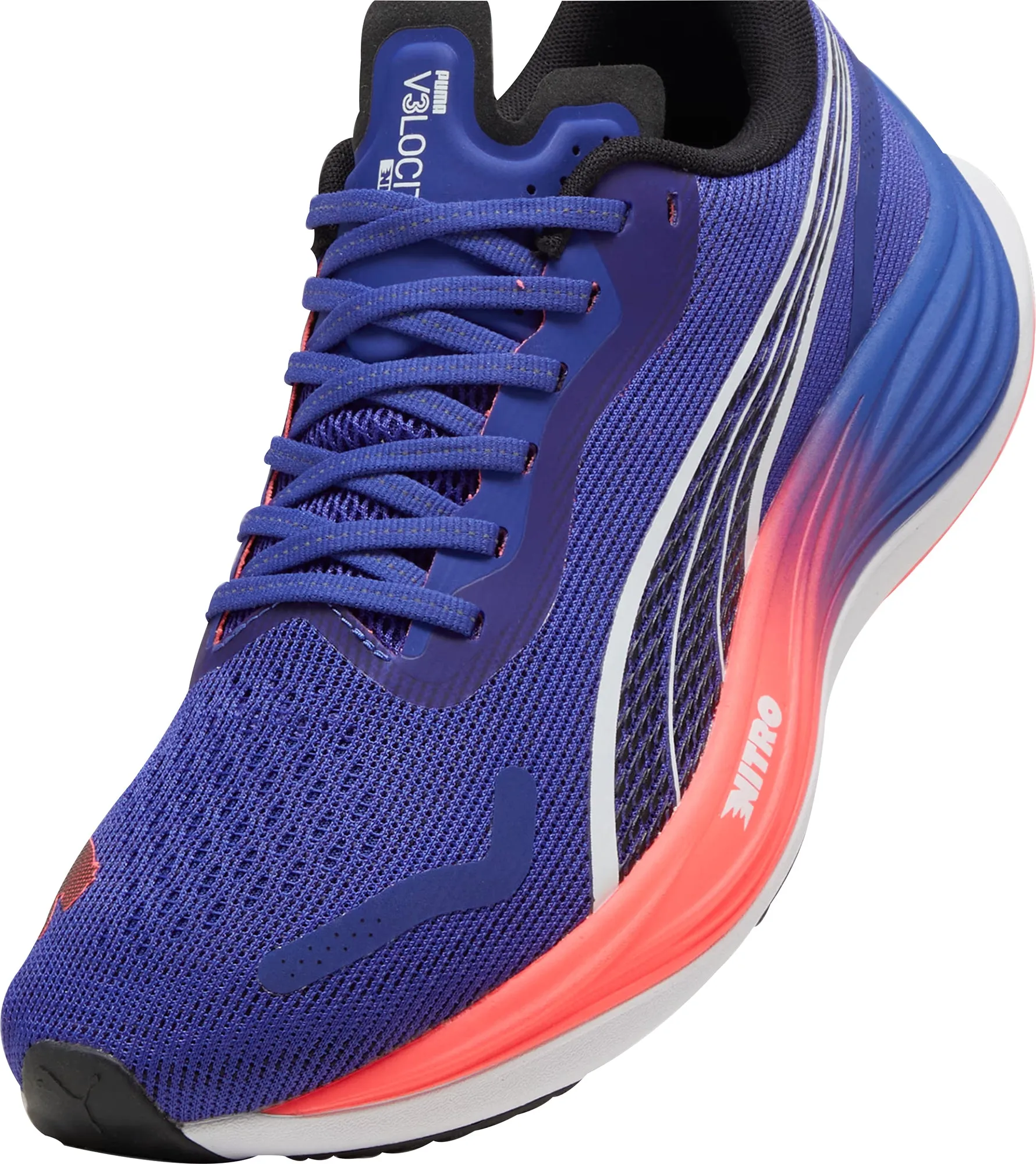 Puma Velocity Nitro 3 Mens Running Shoes - Blue Cozy Footwear