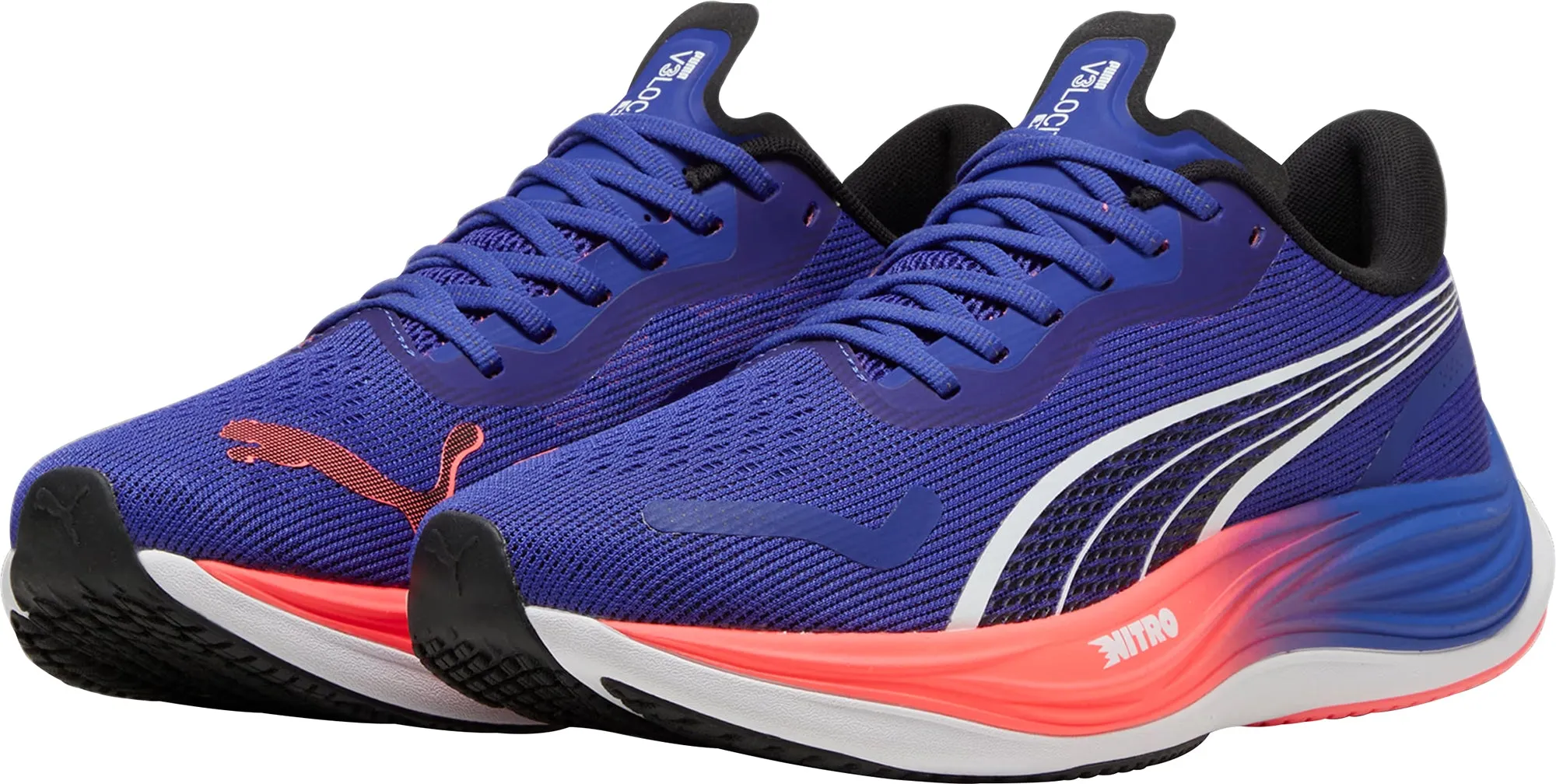 Puma Velocity Nitro 3 Mens Running Shoes - Blue Cozy Footwear