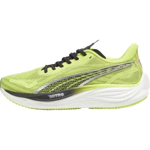 Puma Velocity Nitro 3 Mens Running Shoes - Green Puma sport shoes with bold branding
