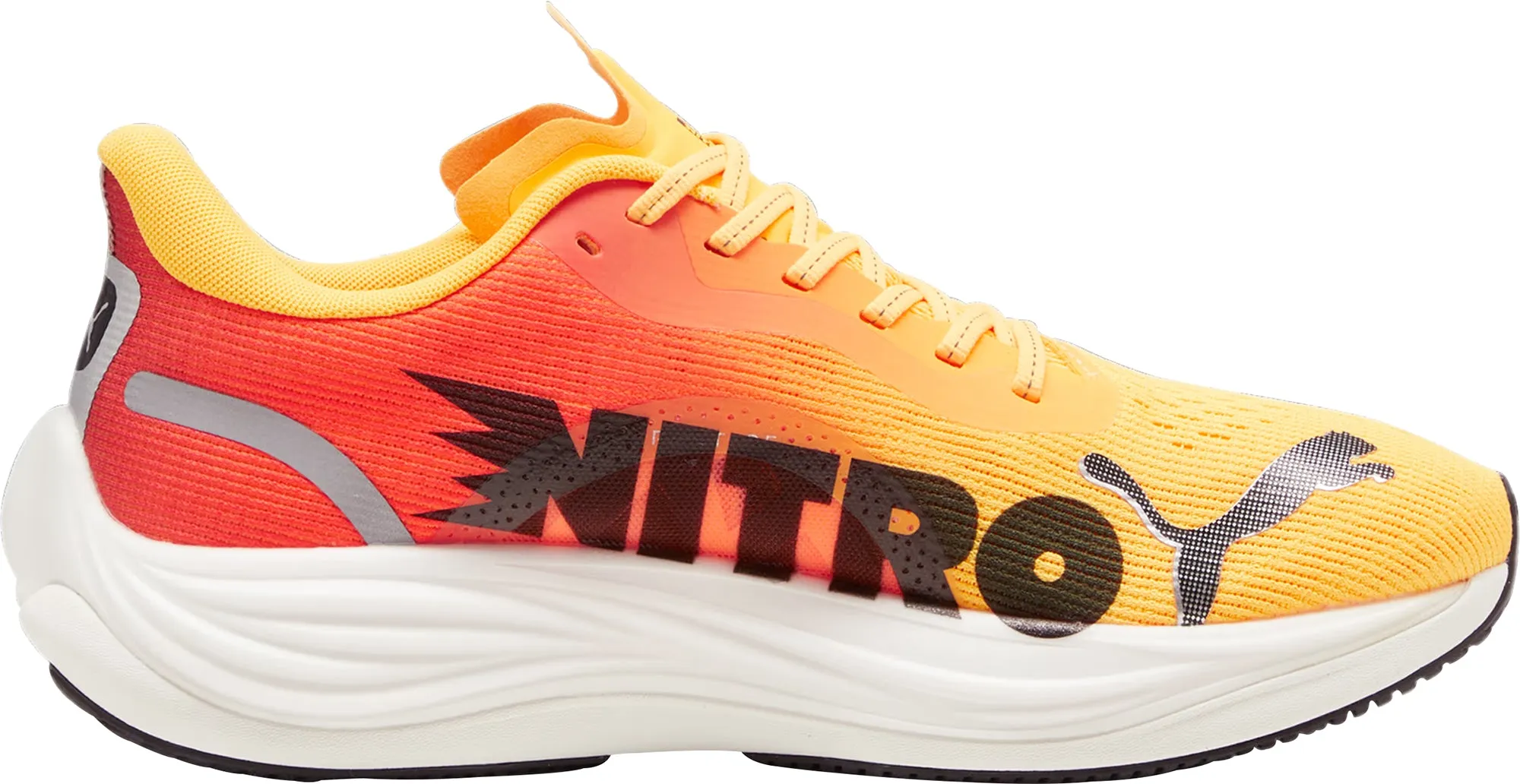 Puma Velocity Nitro 3 Mens Running Shoes - Orange Cozy Footwear
