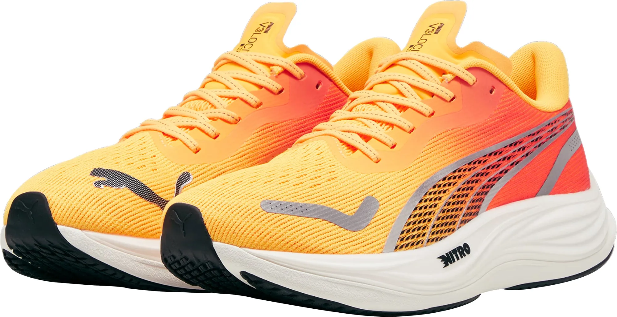 Puma Velocity Nitro 3 Mens Running Shoes - Orange Cozy Footwear