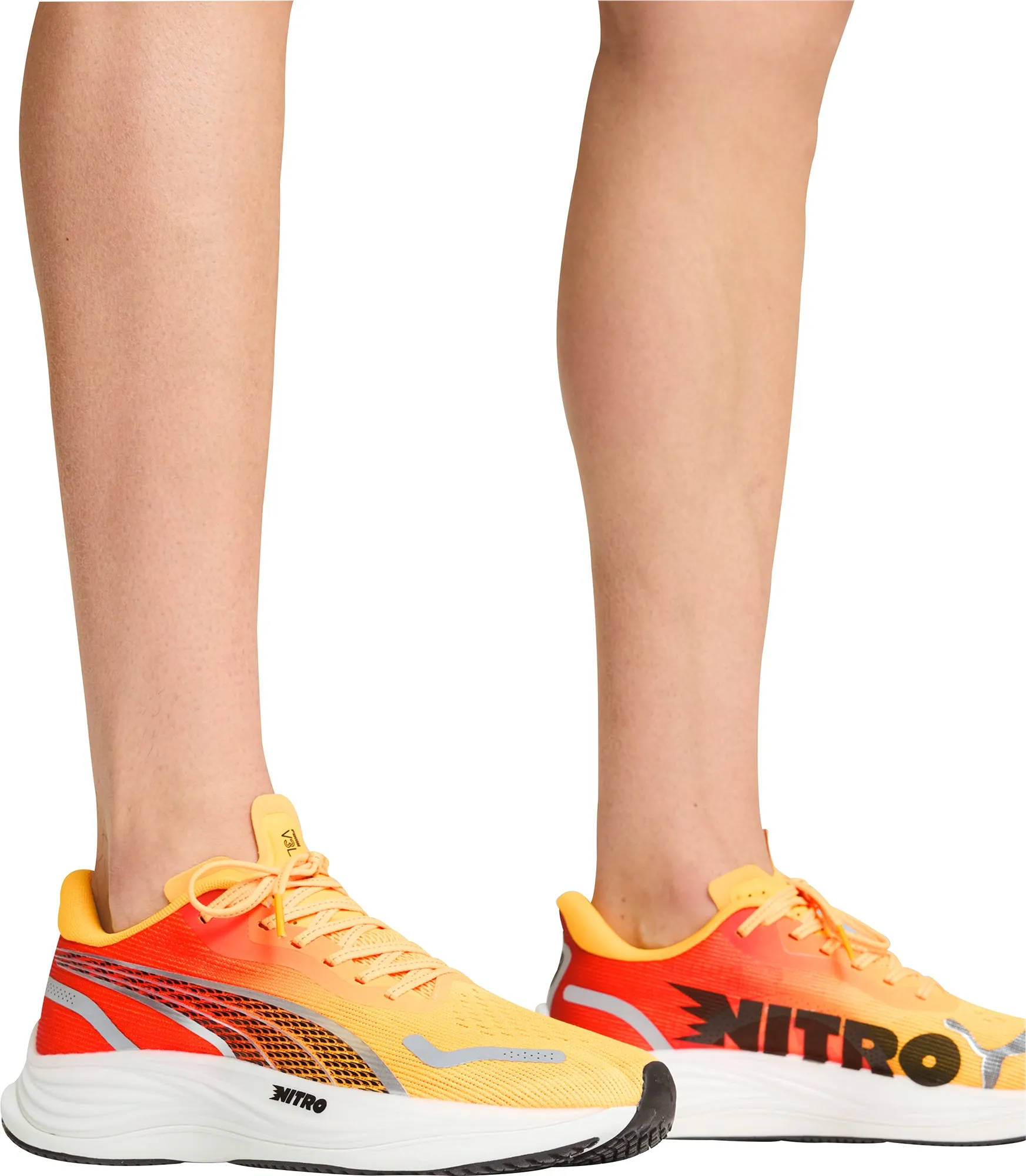 Puma Velocity Nitro 3 Mens Running Shoes - Orange Cozy Footwear
