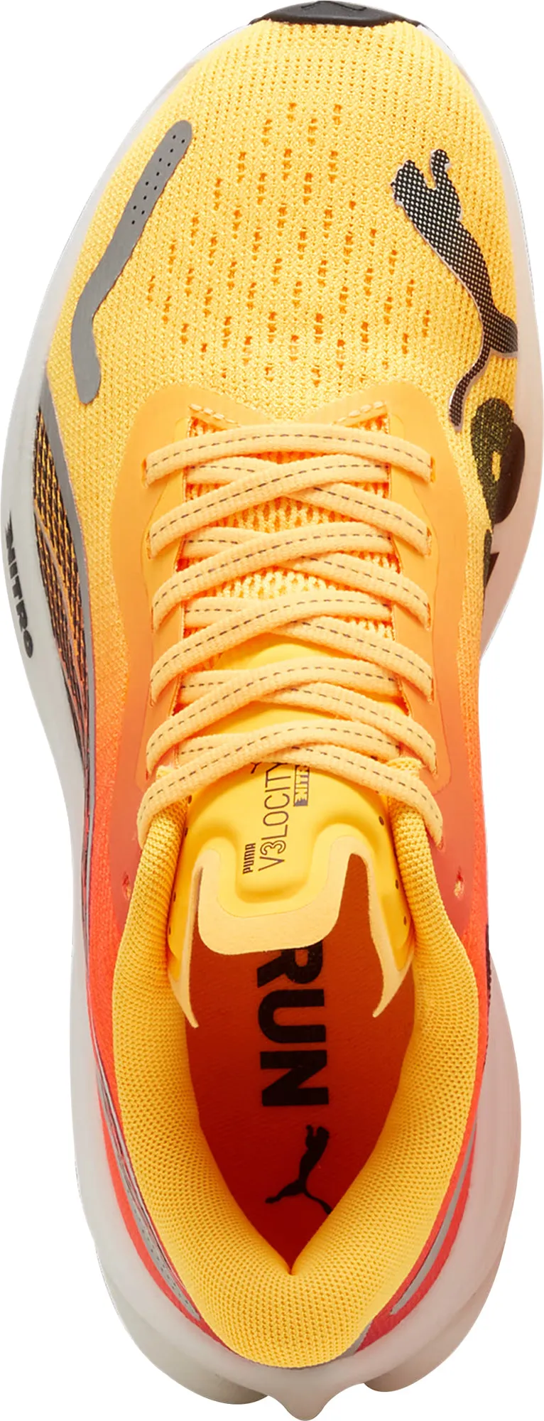 Puma Velocity Nitro 3 Womens Running Shoes - Orange Cozy Footwear
