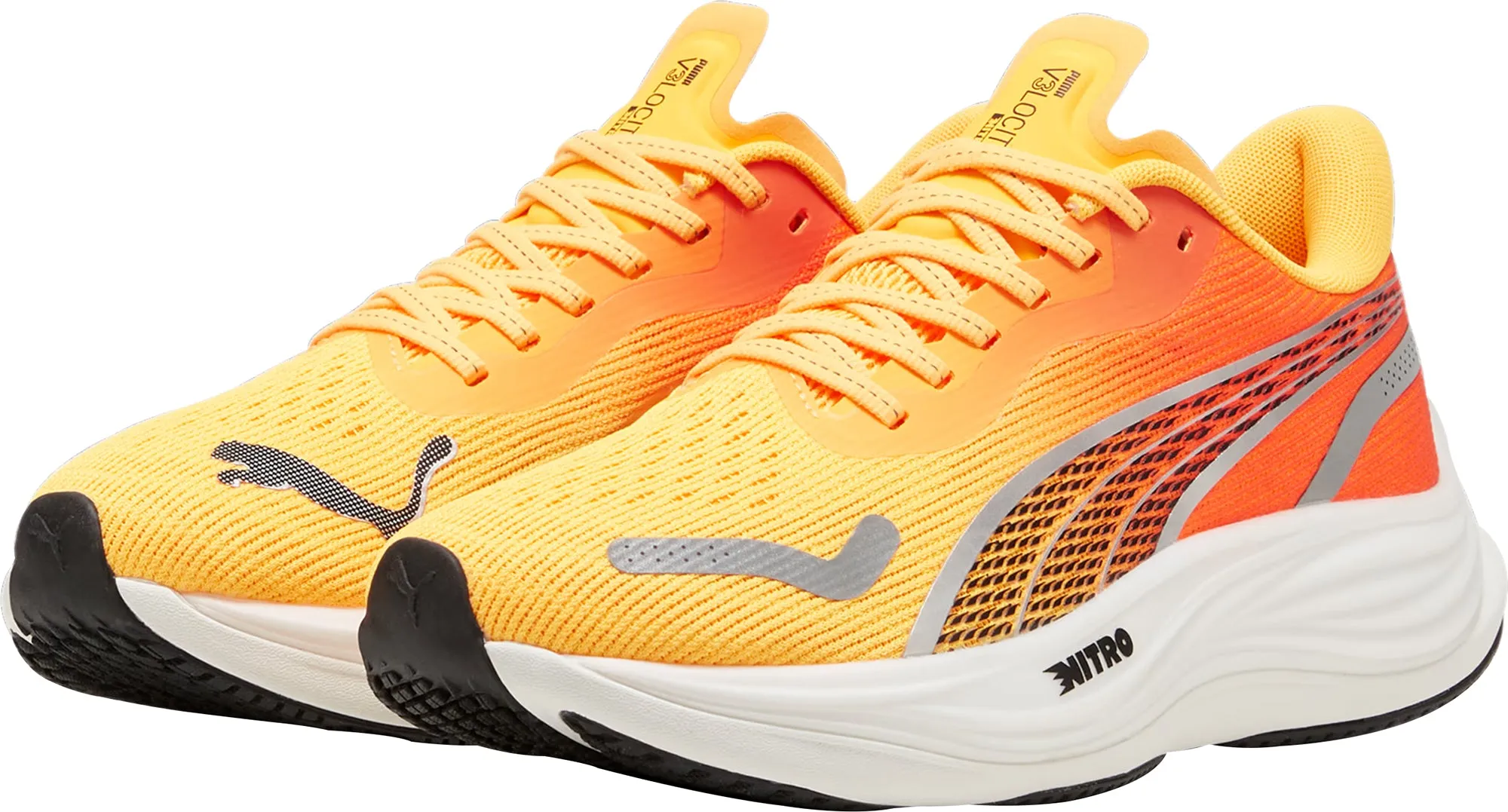 Puma Velocity Nitro 3 Womens Running Shoes - Orange Cozy Footwear