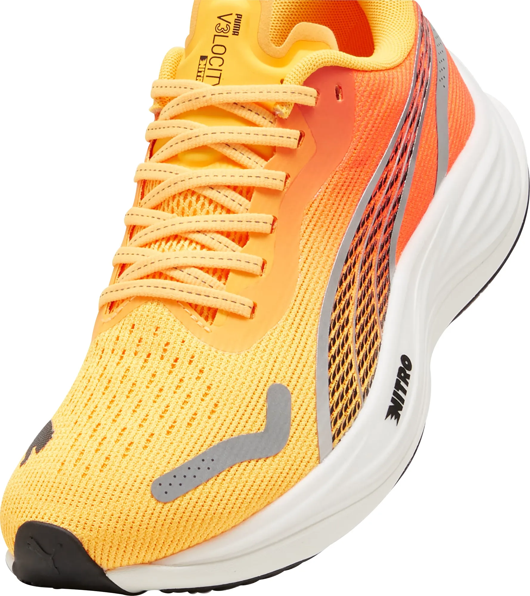 Puma Velocity Nitro 3 Womens Running Shoes - Orange Cozy Footwear