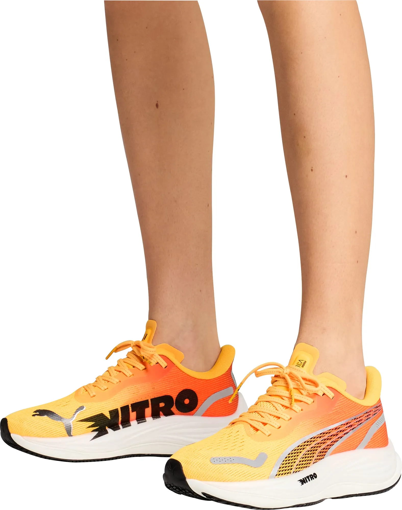 Puma Velocity Nitro 3 Womens Running Shoes - Orange Cozy Footwear