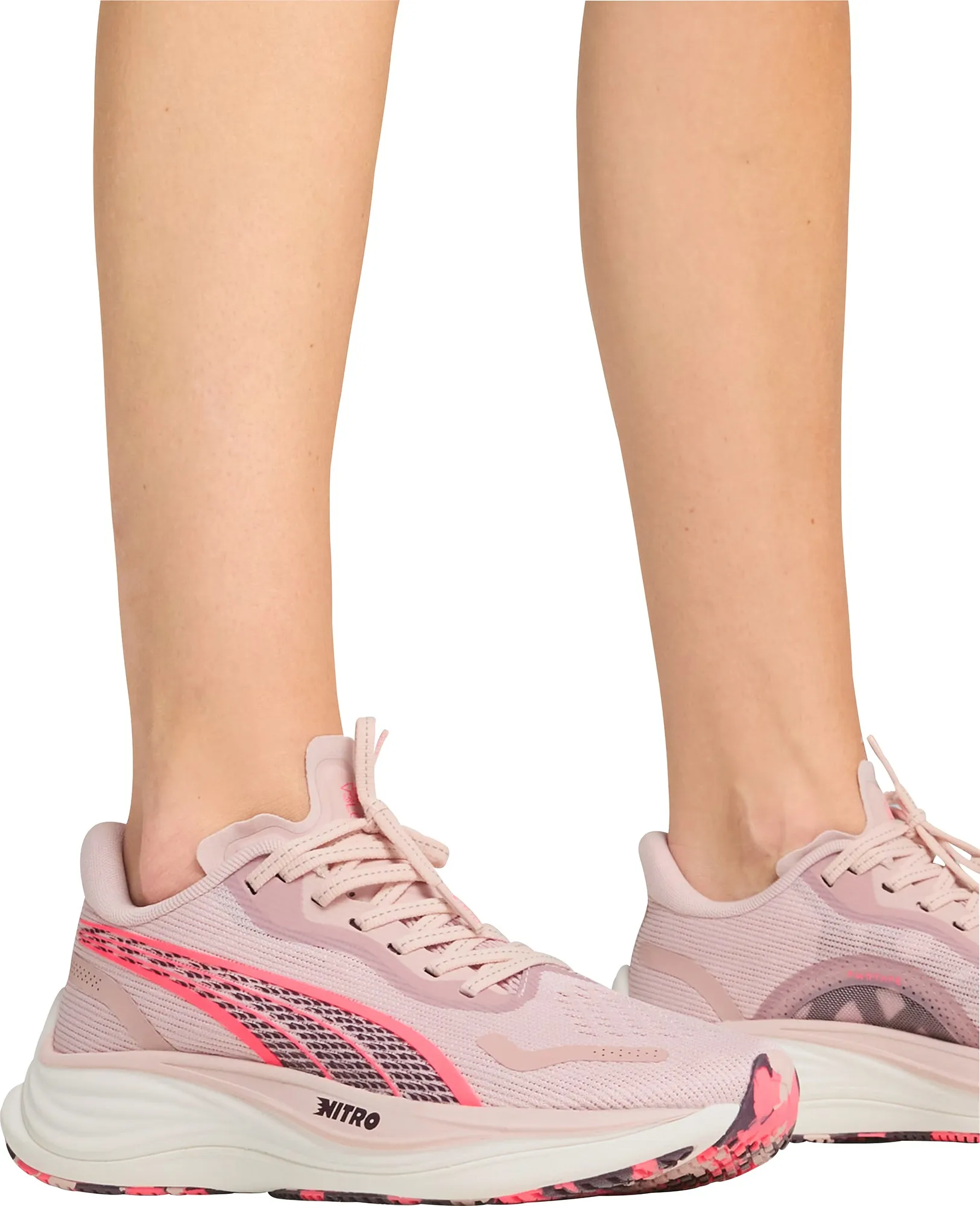 Puma Velocity Nitro 3 Womens Running Shoes - Pink Cozy Footwear
