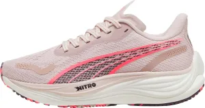 Puma Velocity Nitro 3 Womens Running Shoes - Pink Puma sport shoes with bold branding