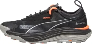 Puma Voyage Nitro 3 GORE-TEX Womens Trail Running Shoes - Black Puma sport shoes with bold branding