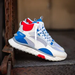 Puma Wild Rider Mid WS (Ivory Glow/Future Blue) Puma trendy footwear styles