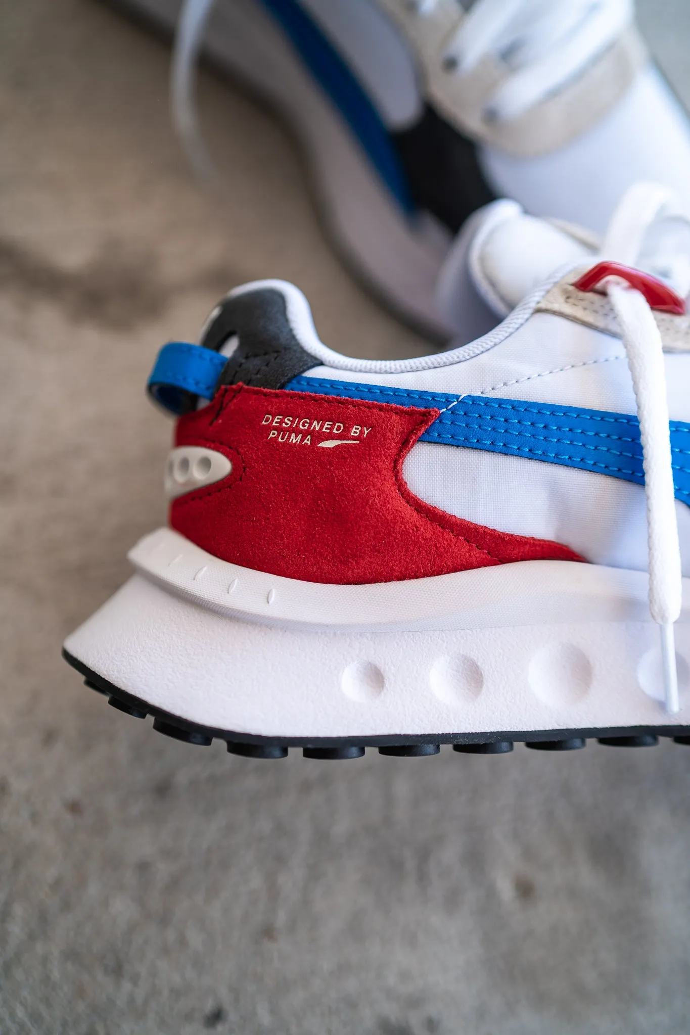 Puma Wild Rider Rollin (Puma White) Puma athletic shoe visuals