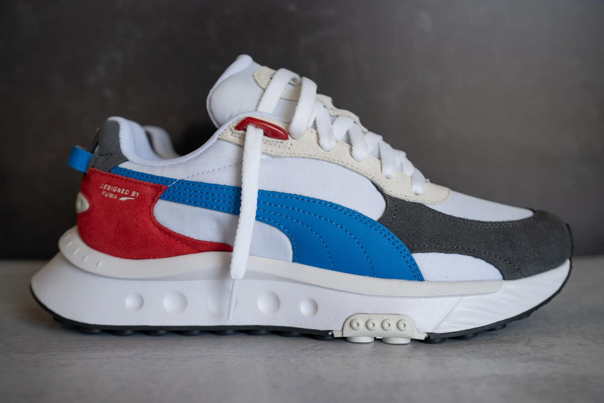 Puma Wild Rider Rollin (Puma White) Puma athletic shoe visuals