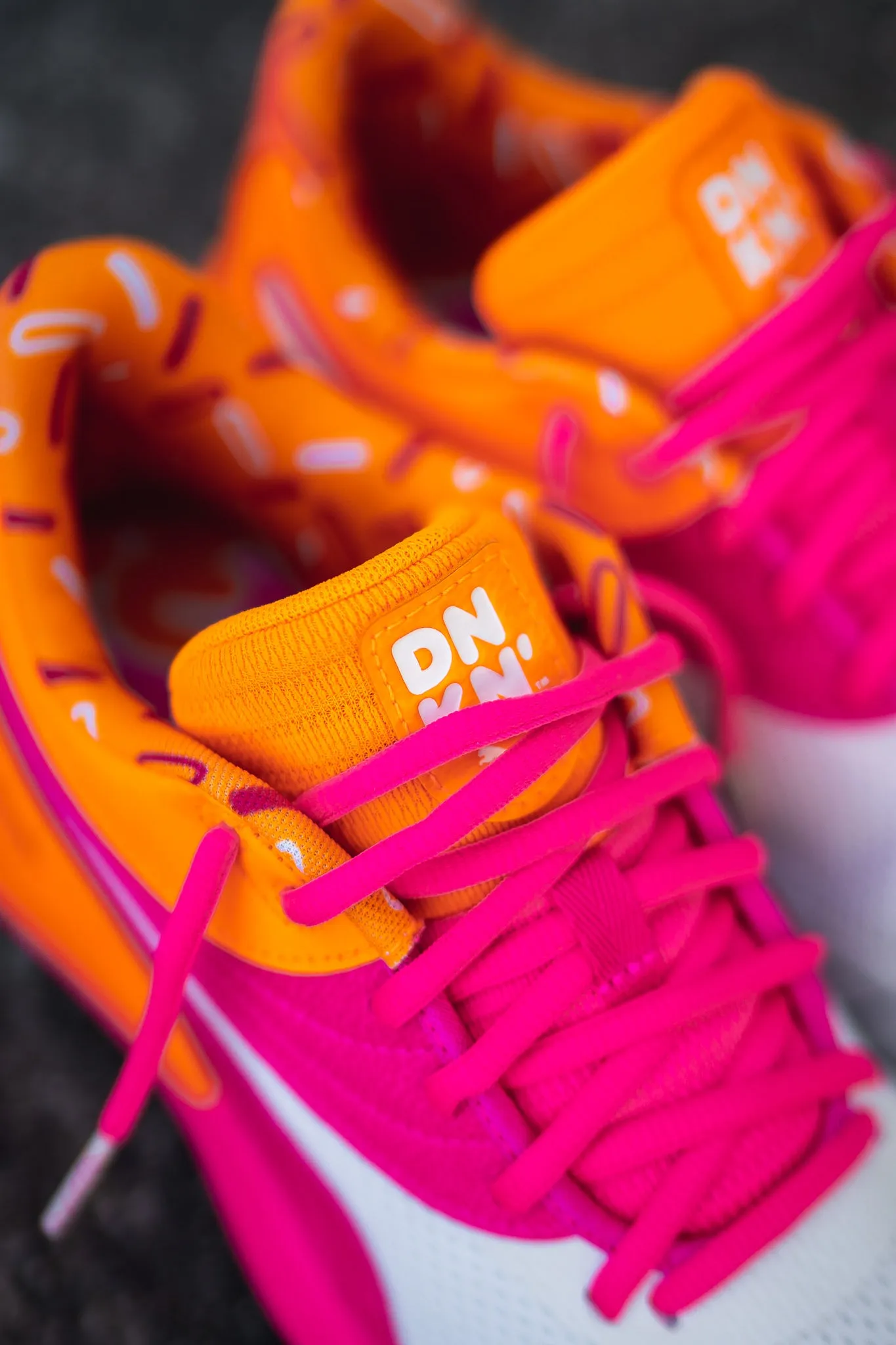 Puma X DUNKIN' Triple Puma athletic shoe visuals