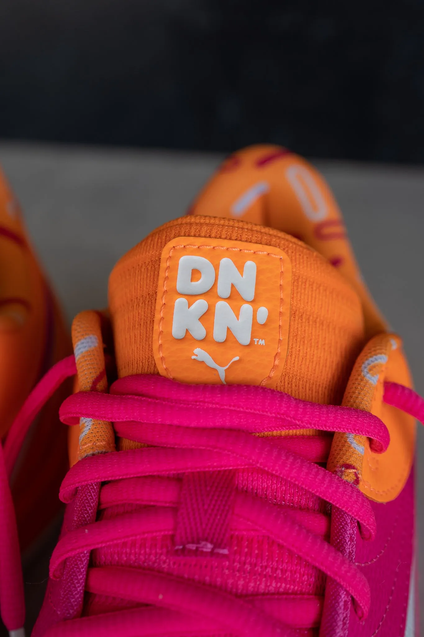 Puma X DUNKIN' Triple Puma athletic shoe visuals