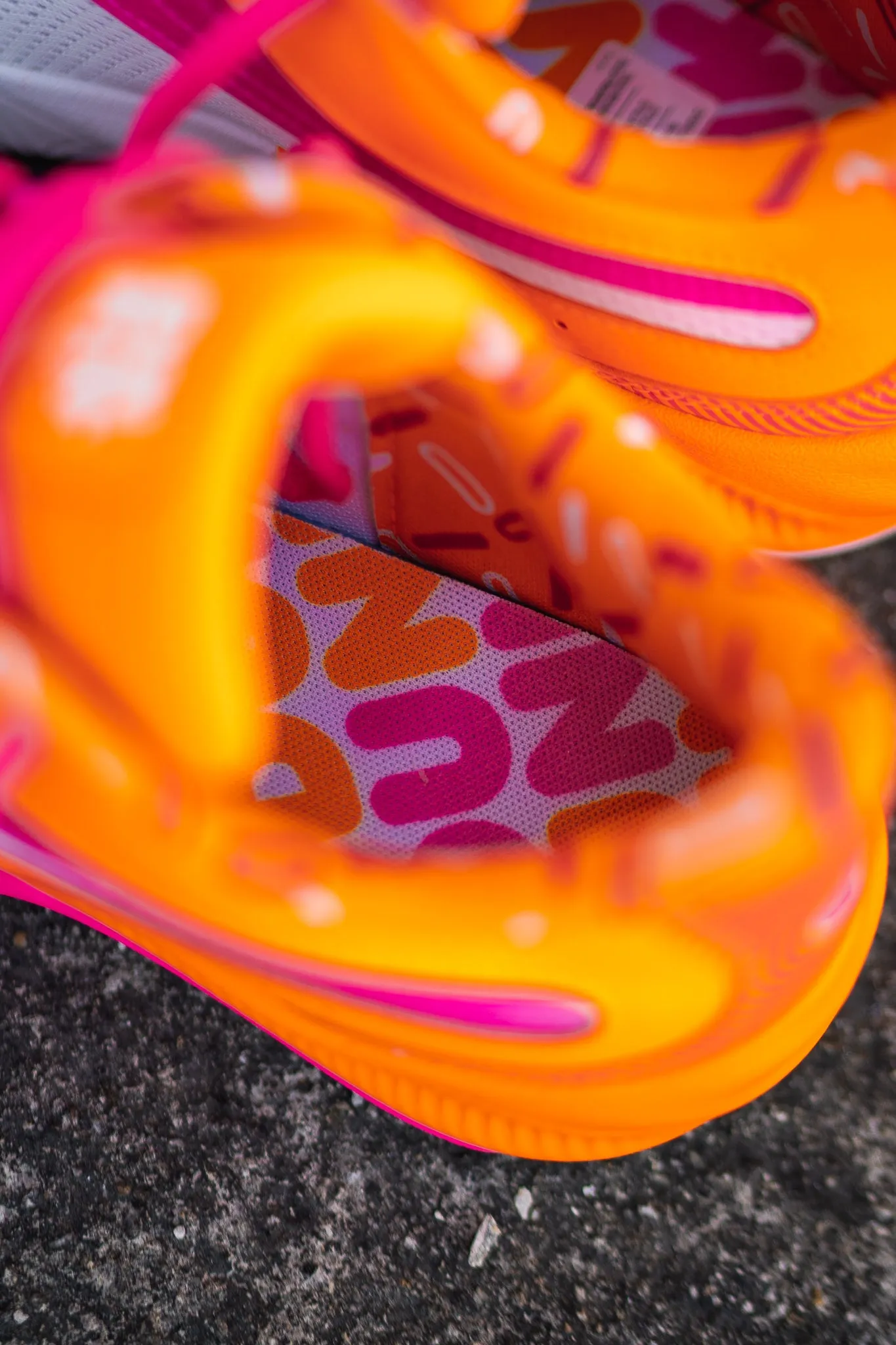 Puma X DUNKIN' Triple Puma athletic shoe visuals