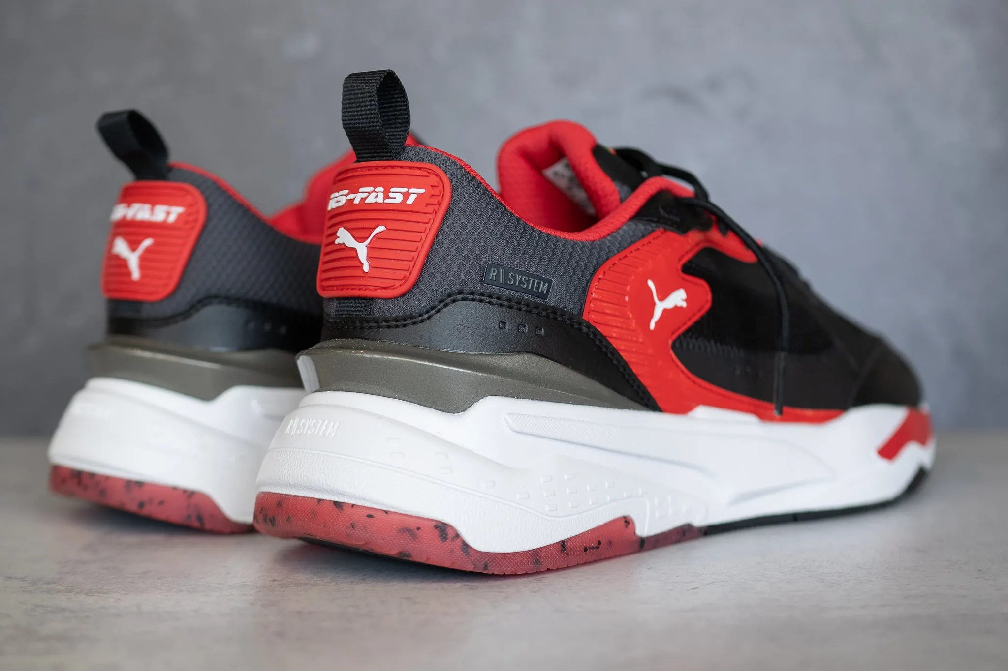 Puma X Ferarri RS-Fast (Rosso Corsa) Puma athletic shoe visuals