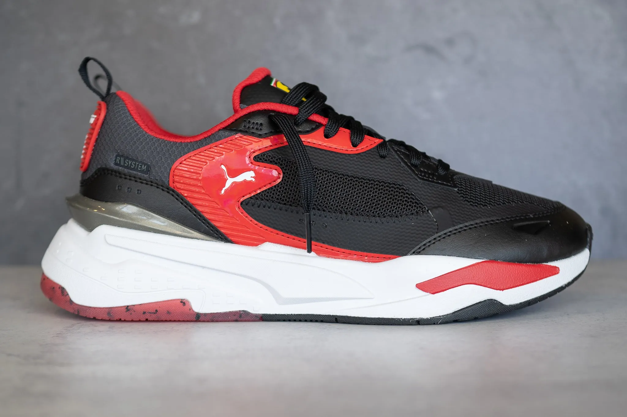 Puma X Ferarri RS-Fast (Rosso Corsa) Puma athletic shoe visuals