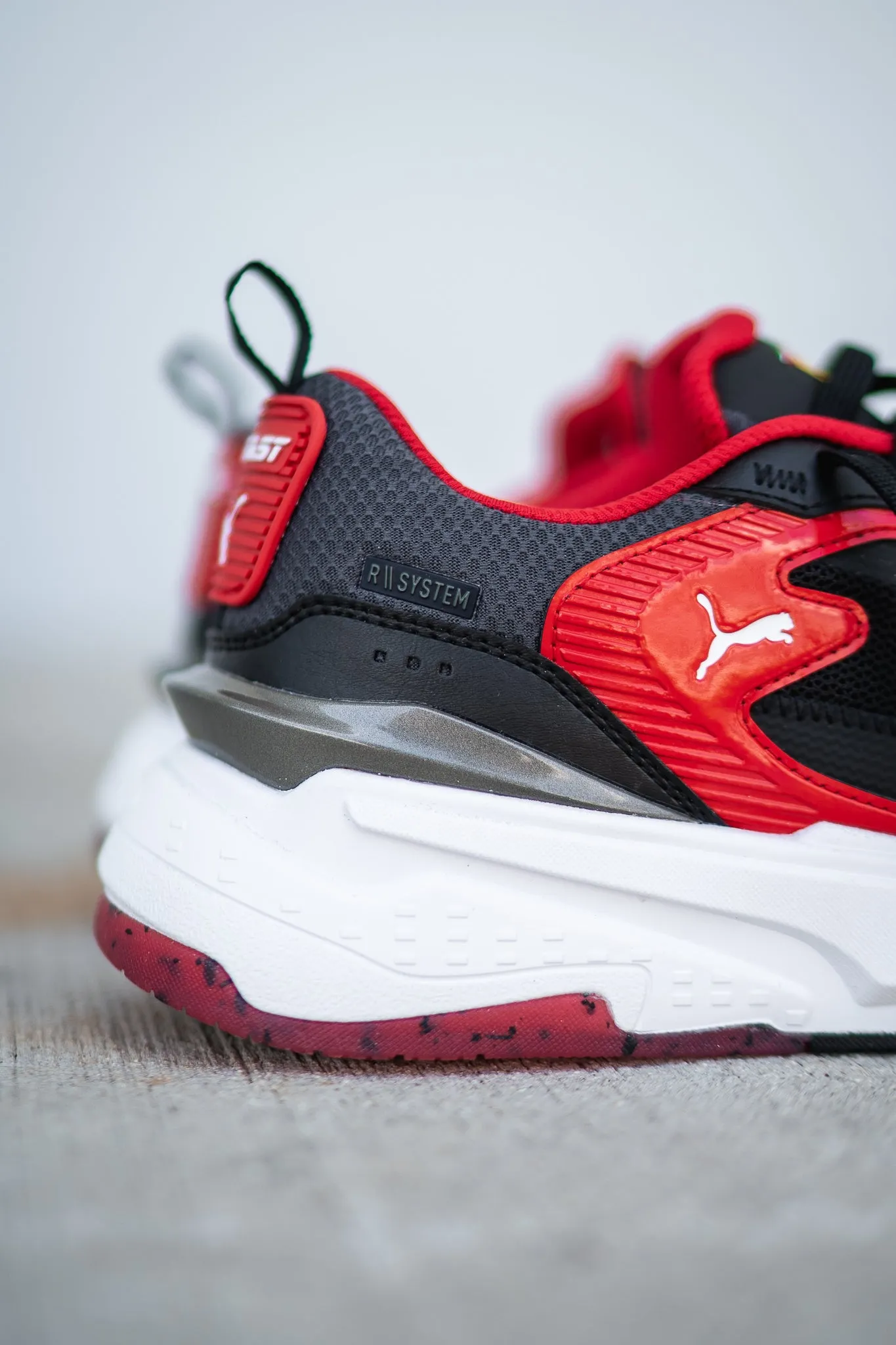 Puma X Ferarri RS-Fast (Rosso Corsa) Puma athletic shoe visuals