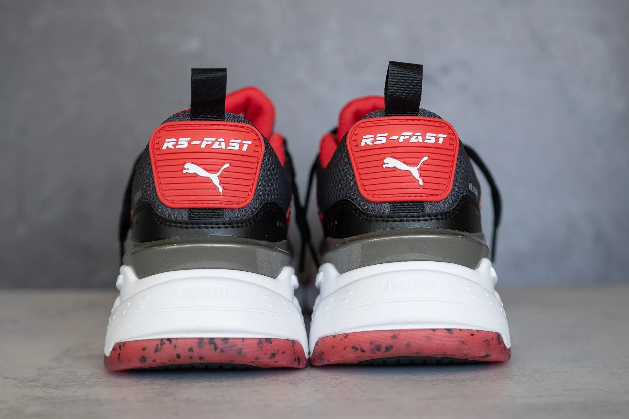 Puma X Ferarri RS-Fast (Rosso Corsa) Puma athletic shoe visuals