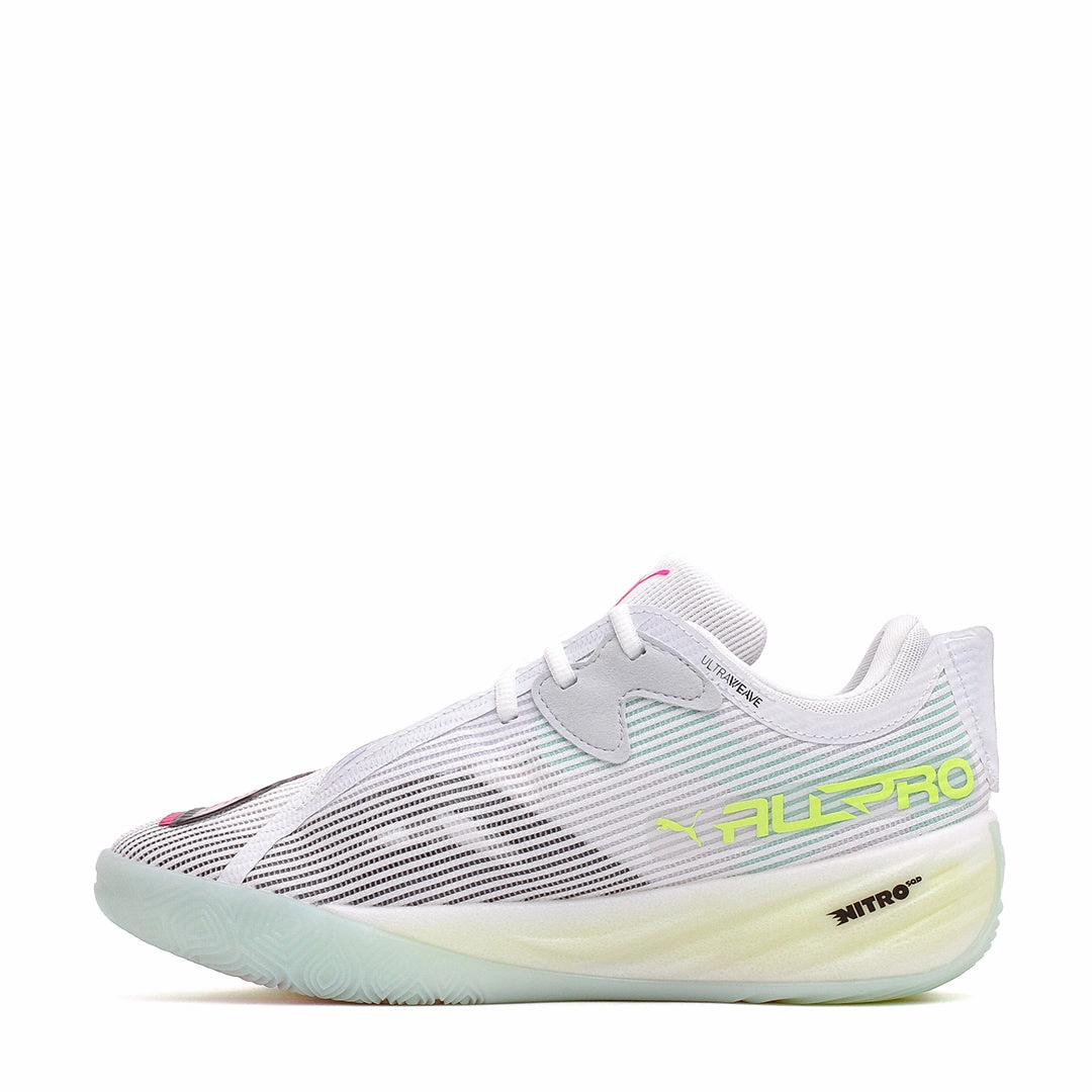 Puma Basketball Men All-Pro Nitro 2 White Mint Melt 311521-01 Puma casual footwear shots