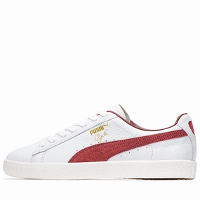 Puma Clyde Made In Italy - Puma White/Intense Red Puma bold casual footwear