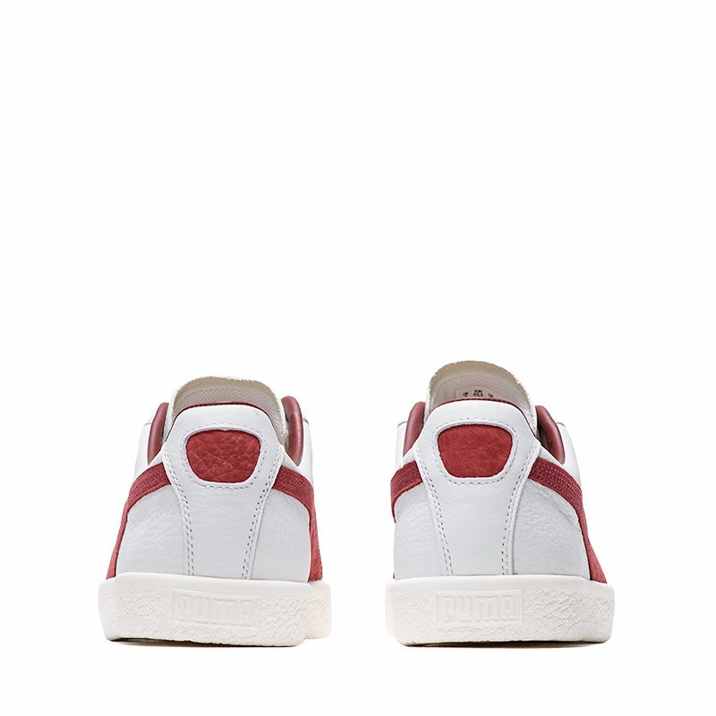 Puma Clyde Made In Italy - Puma White/Intense Red Puma trainer style images