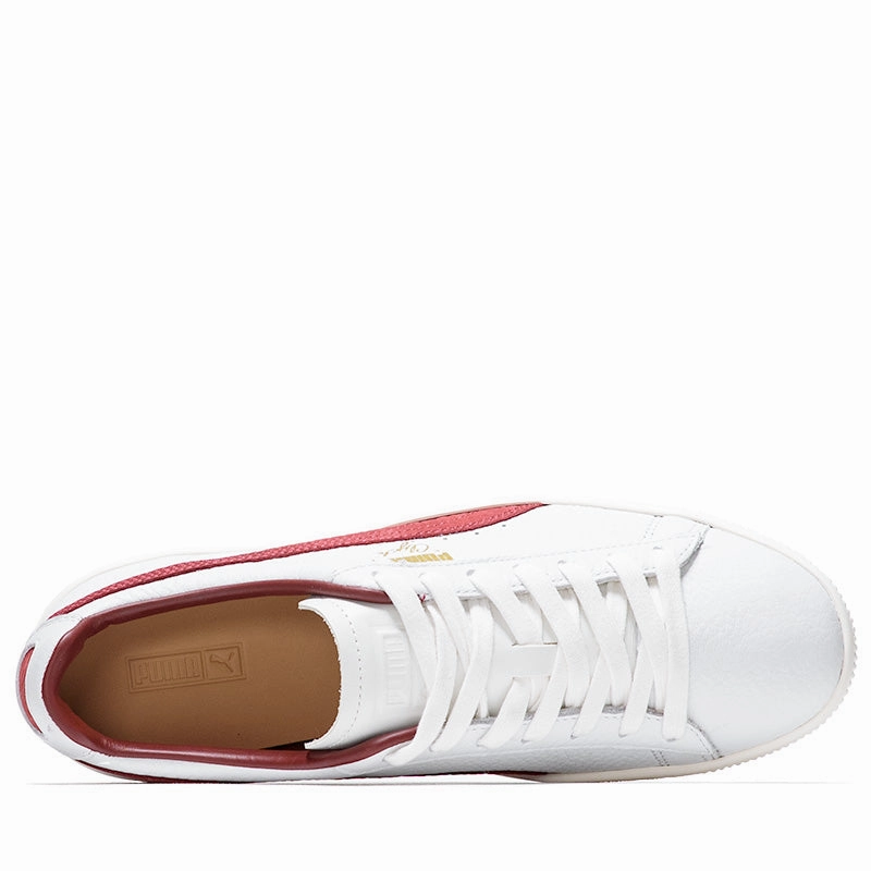 Puma Clyde Made In Italy - Puma White/Intense Red Puma trainer style images