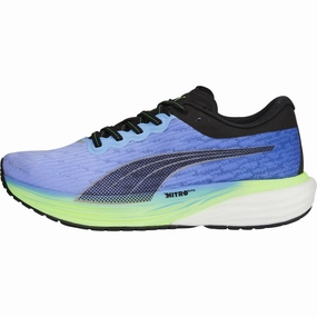 Puma Deviate Nitro 2 Mens Running Shoes - Purple Puma athletic shoes for urban lifestyle