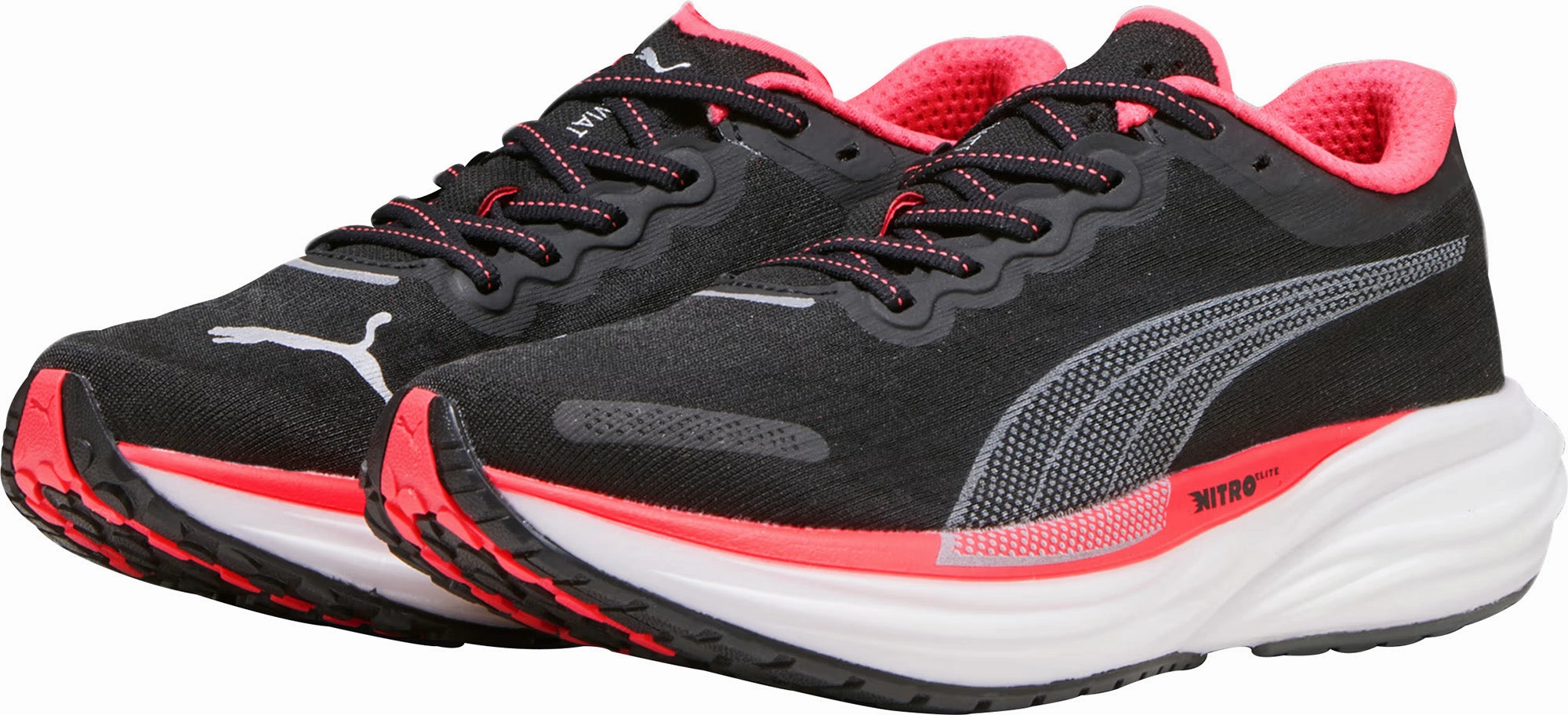 Puma Deviate Nitro 2 Womens Running Shoes - Black Cozy Footwear