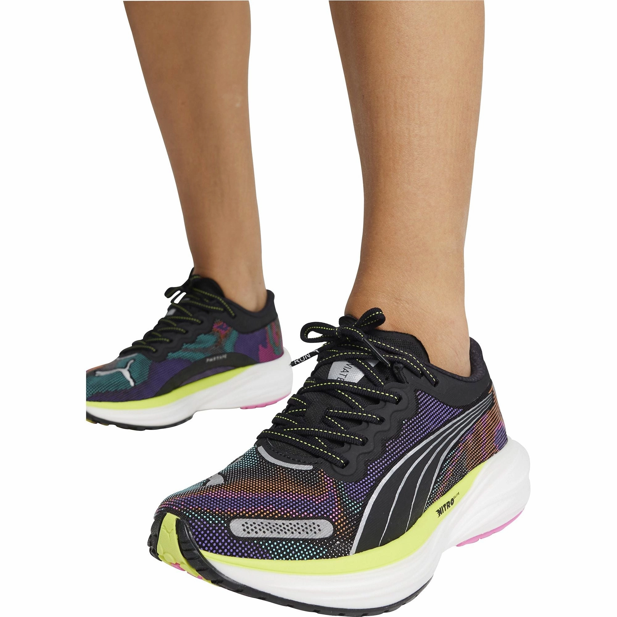 Puma Deviate Nitro 2 Womens Running Shoes - Black Cozy Footwear