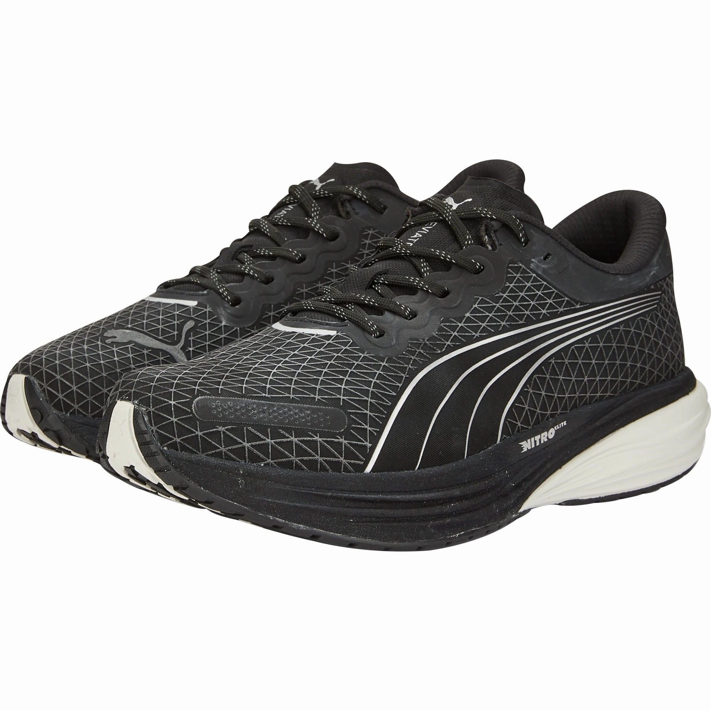 Puma Deviate Nitro 2 WTR Mens Running Shoes - Black Cozy Footwear