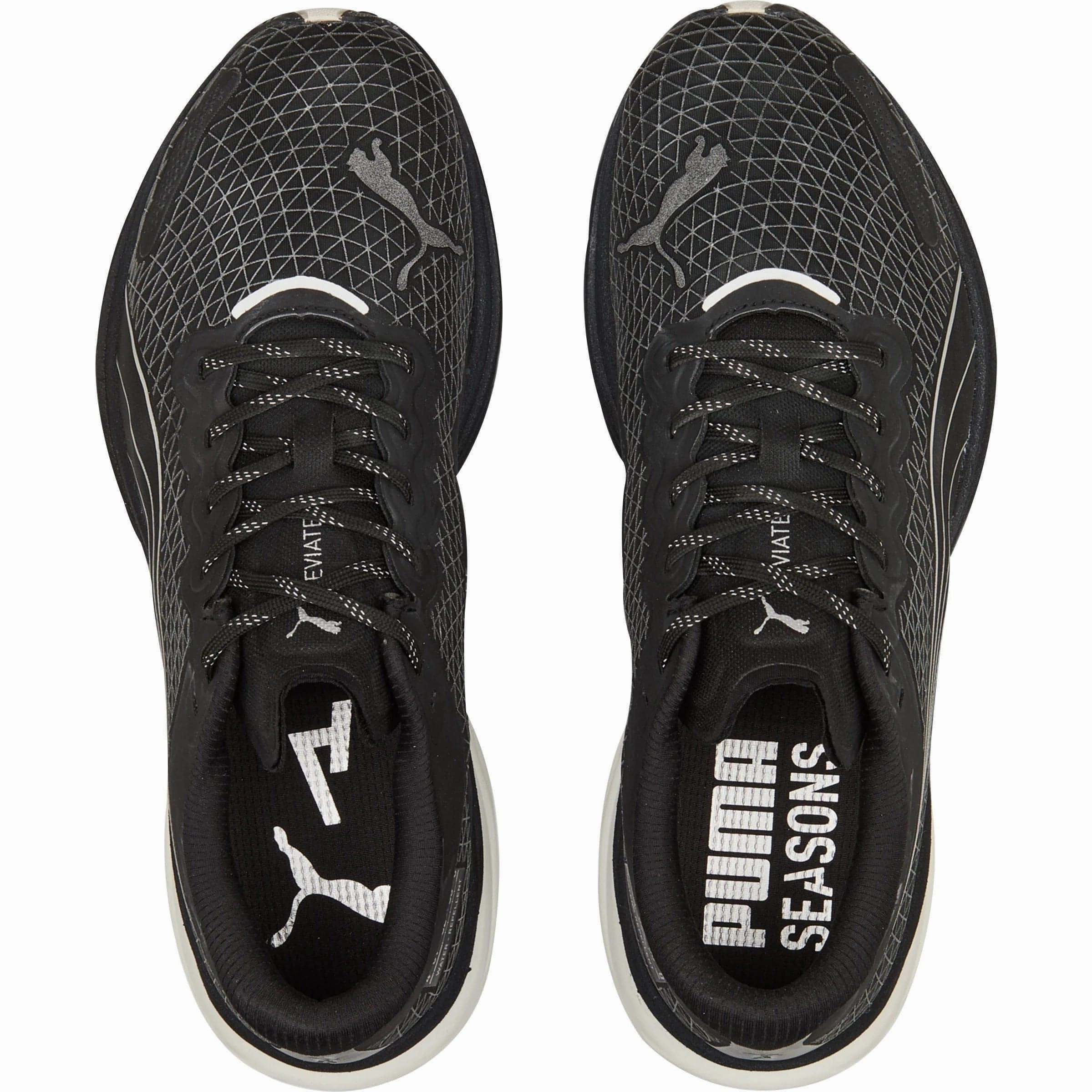 Puma Deviate Nitro 2 WTR Mens Running Shoes - Black Cozy Footwear