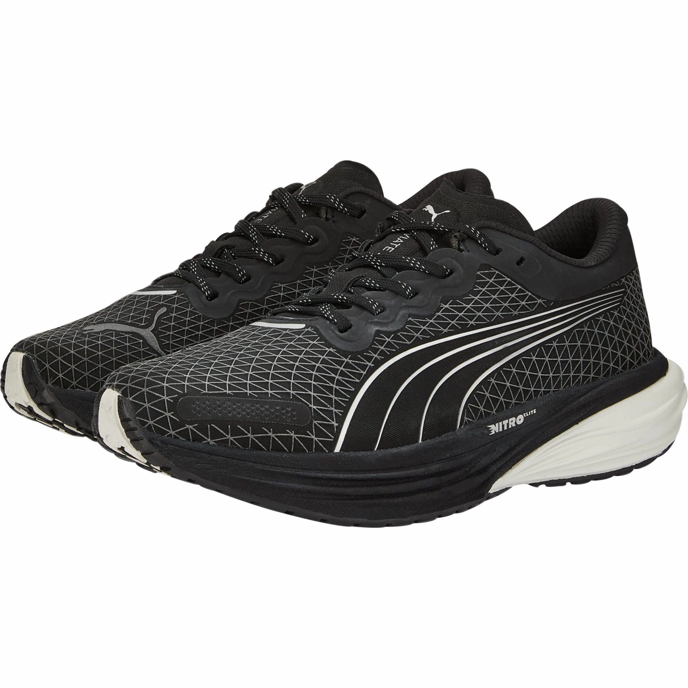 Puma Deviate Nitro 2 WTR Womens Running Shoes - Black Cozy Footwear