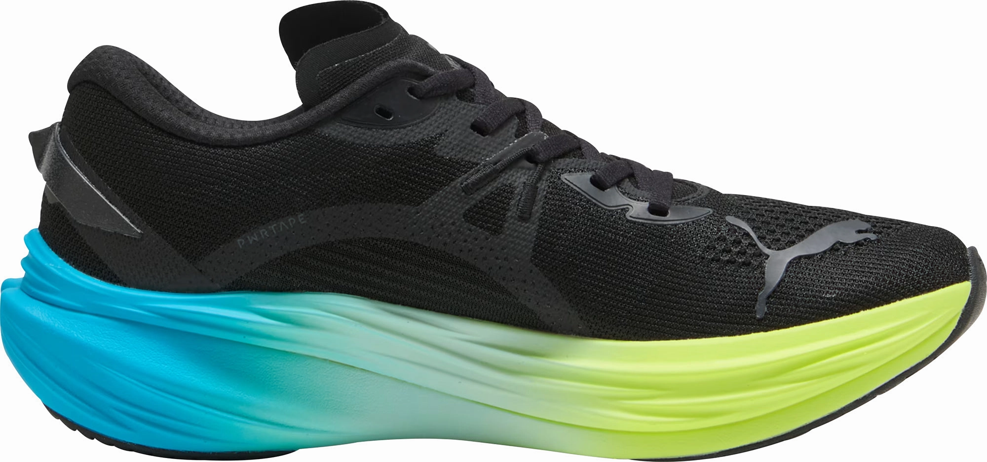 Puma Deviate Nitro 3 Mens Running Shoes - Black Cozy Footwear
