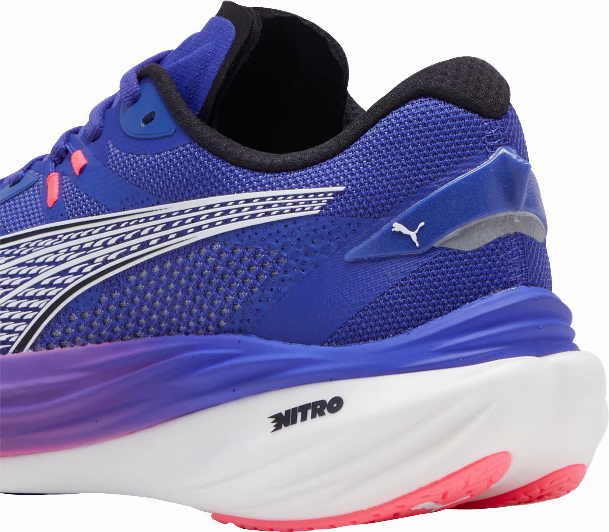 Puma Deviate Nitro 3 Mens Running Shoes - Blue Cozy Footwear