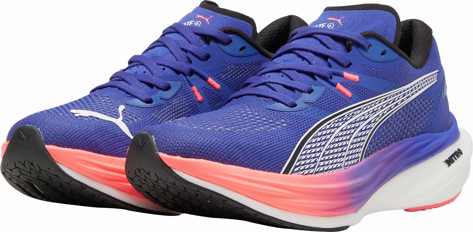 Puma Deviate Nitro 3 Mens Running Shoes - Blue Cozy Footwear