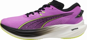 Puma Deviate Nitro 3 Mens Running Shoes - Purple Puma sport shoes with bold branding