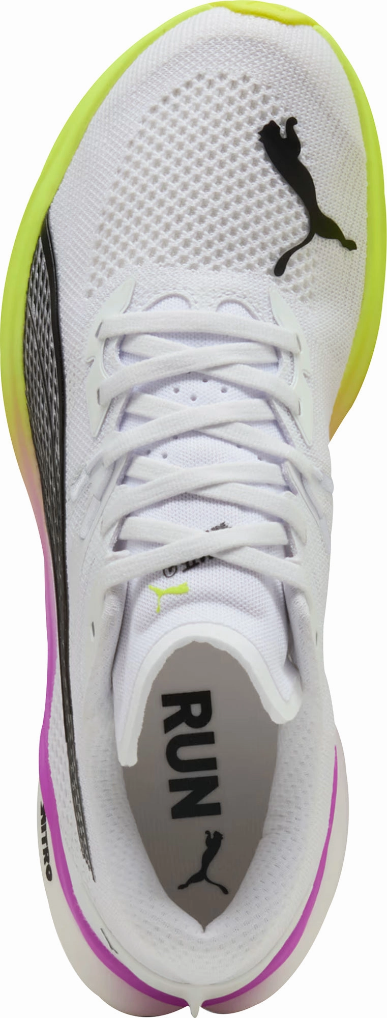 Puma Deviate Nitro 3 Mens Running Shoes - White Cozy Footwear