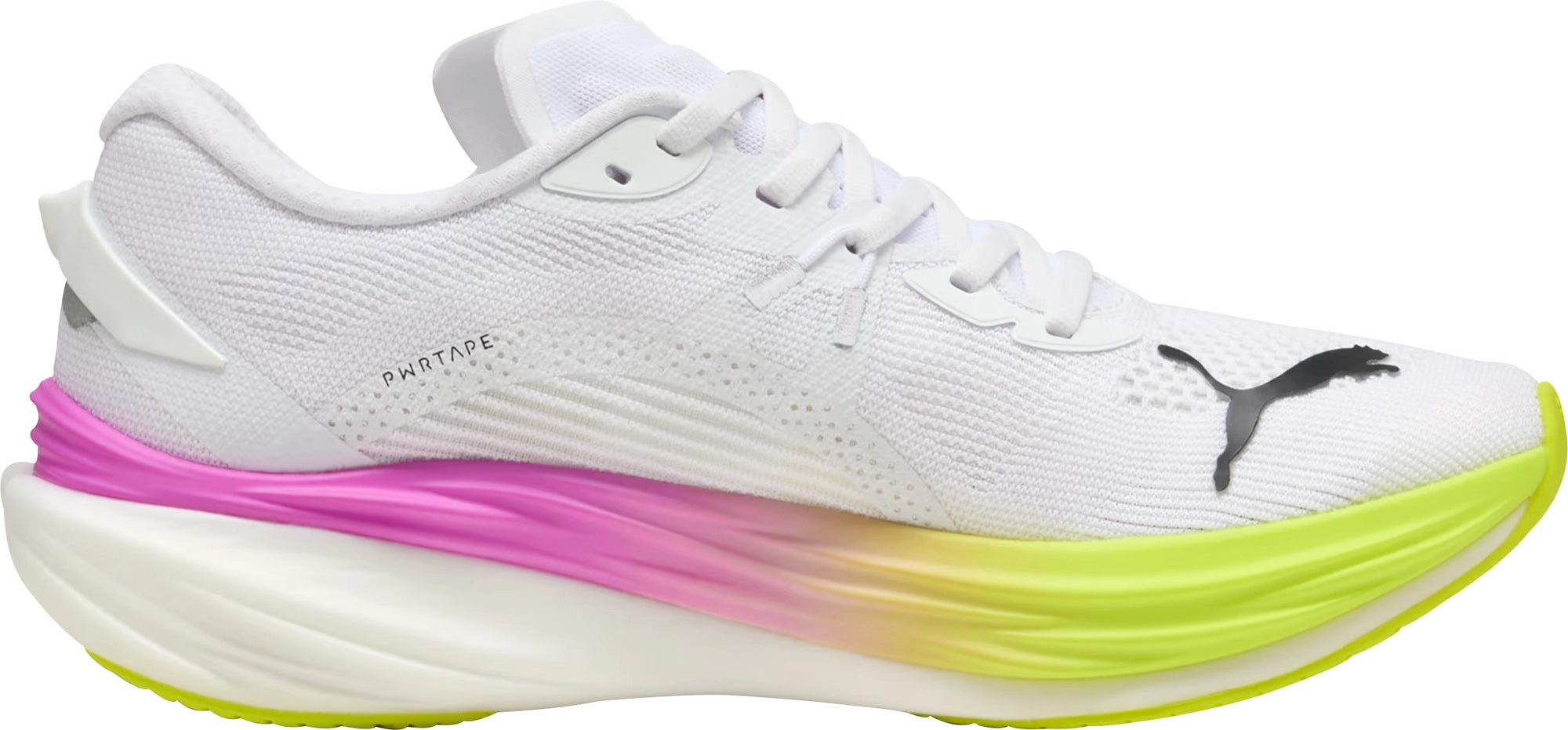 Puma Deviate Nitro 3 Mens Running Shoes - White Cozy Footwear