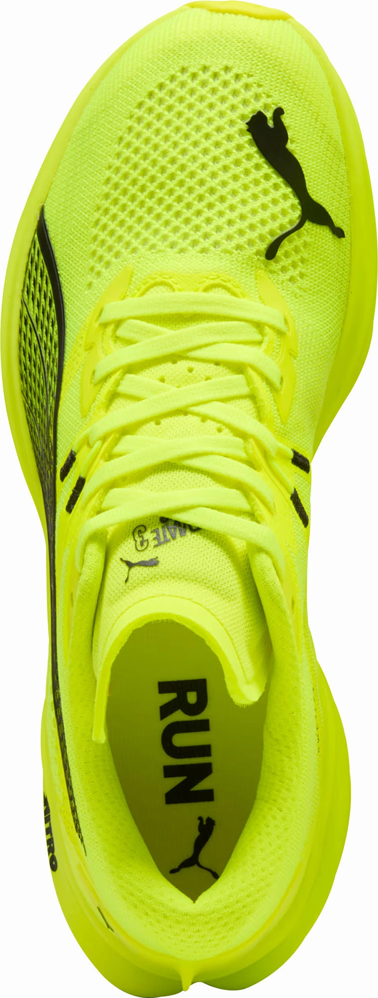 Puma Deviate Nitro 3 Mens Running Shoes - Yellow Cozy Footwear