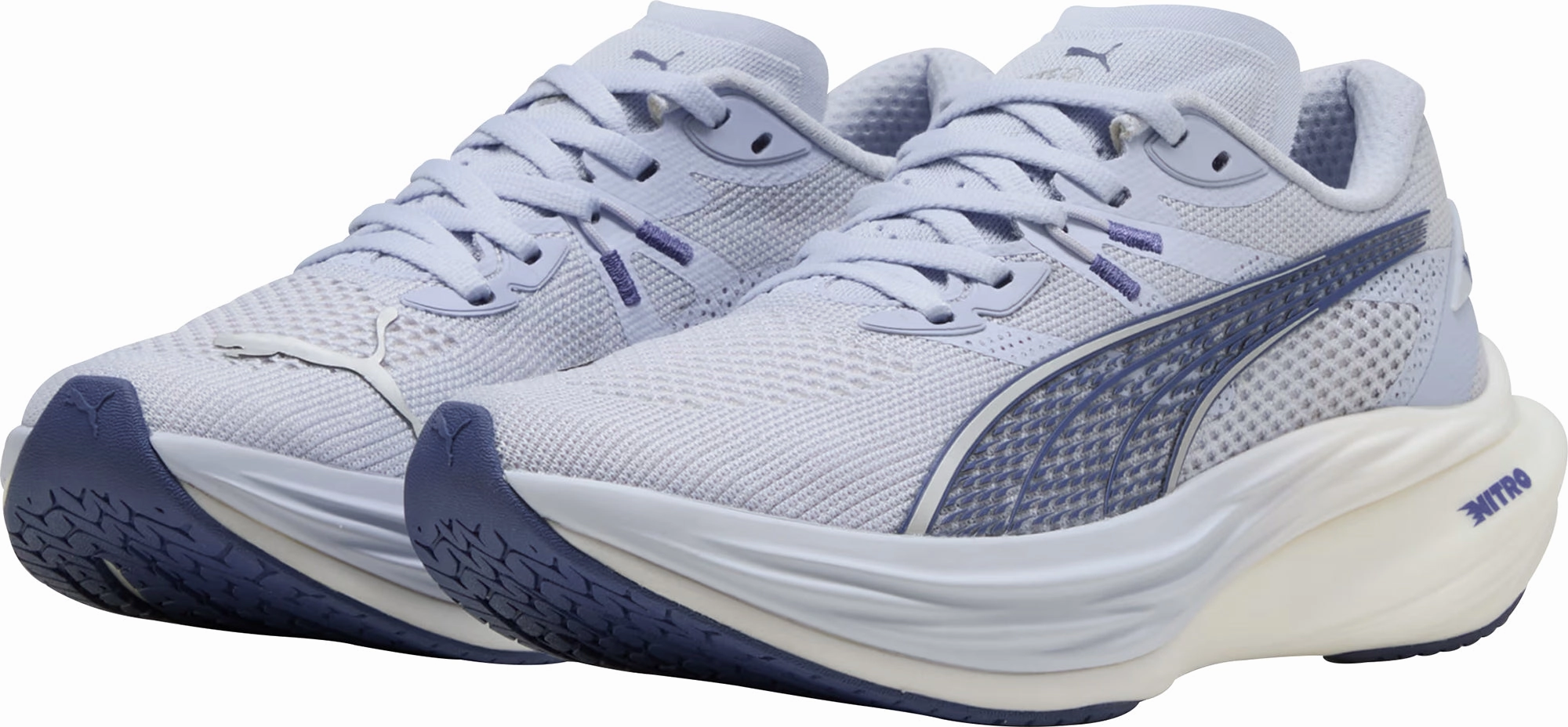 Puma Deviate Nitro 3 Womens Running Shoes - Blue Cozy Footwear