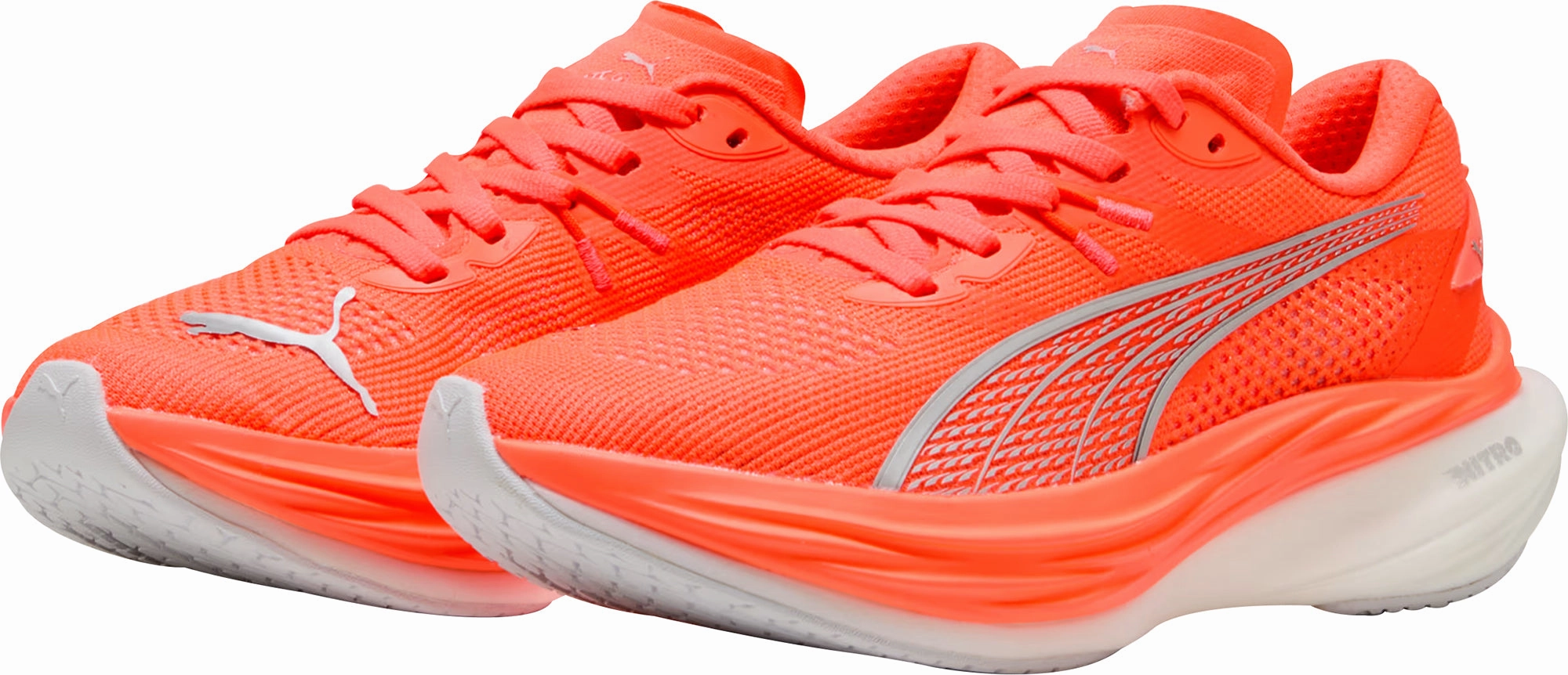 Puma Deviate Nitro 3 Womens Running Shoes - Red Cozy Footwear