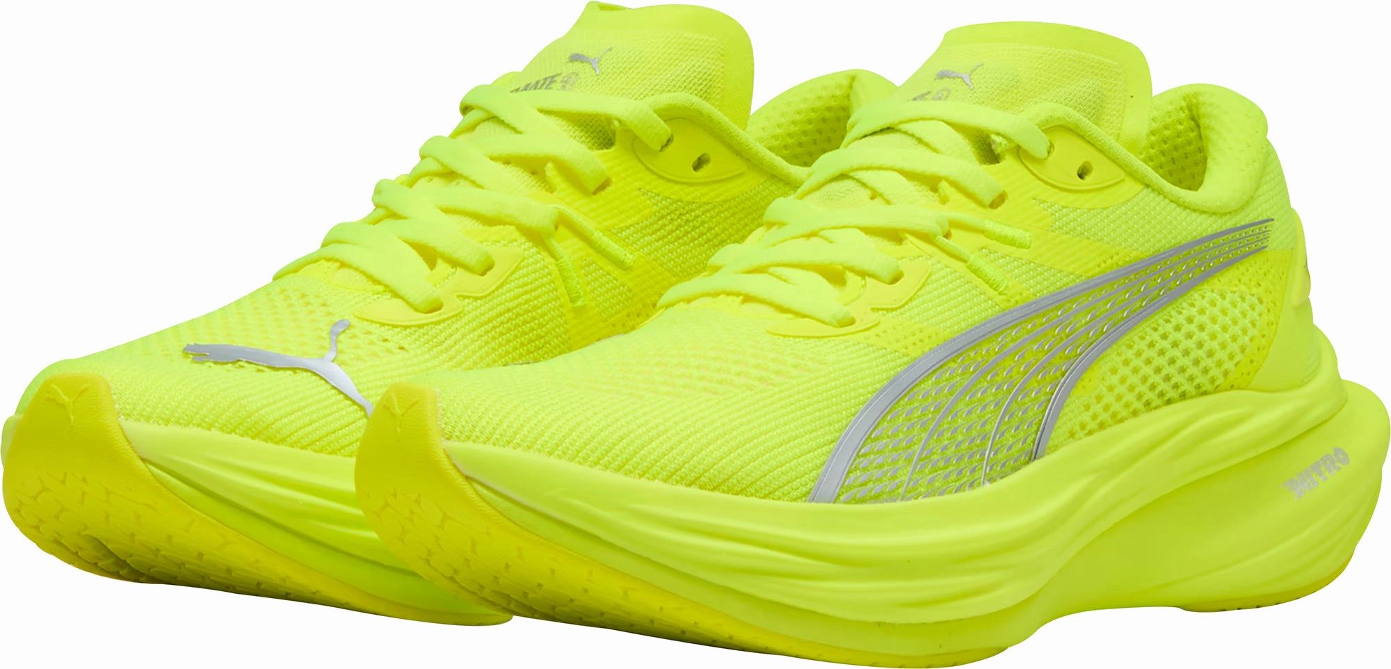 Puma Deviate Nitro 3 Womens Running Shoes - Yellow Bold Sneakers