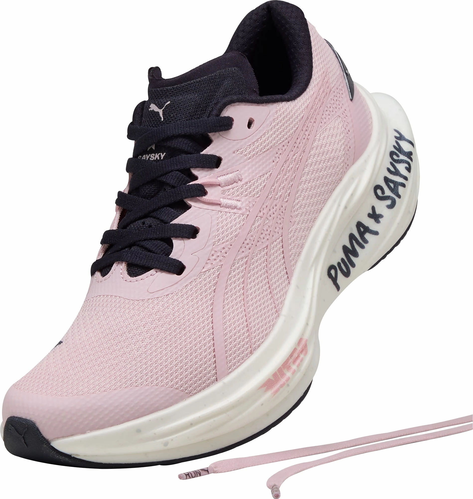 Puma Deviate Nitro 3 X SAYSKY Womens Running Shoes - Pink Cozy Footwear