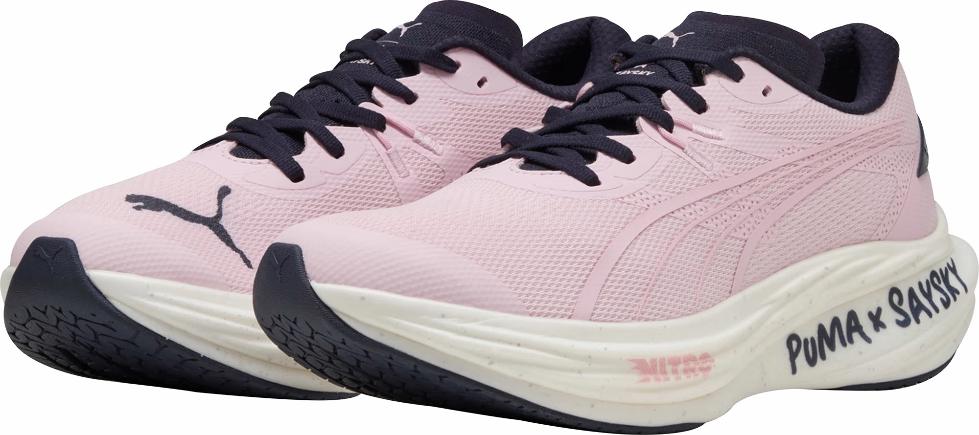 Puma Deviate Nitro 3 X SAYSKY Womens Running Shoes - Pink Cozy Footwear