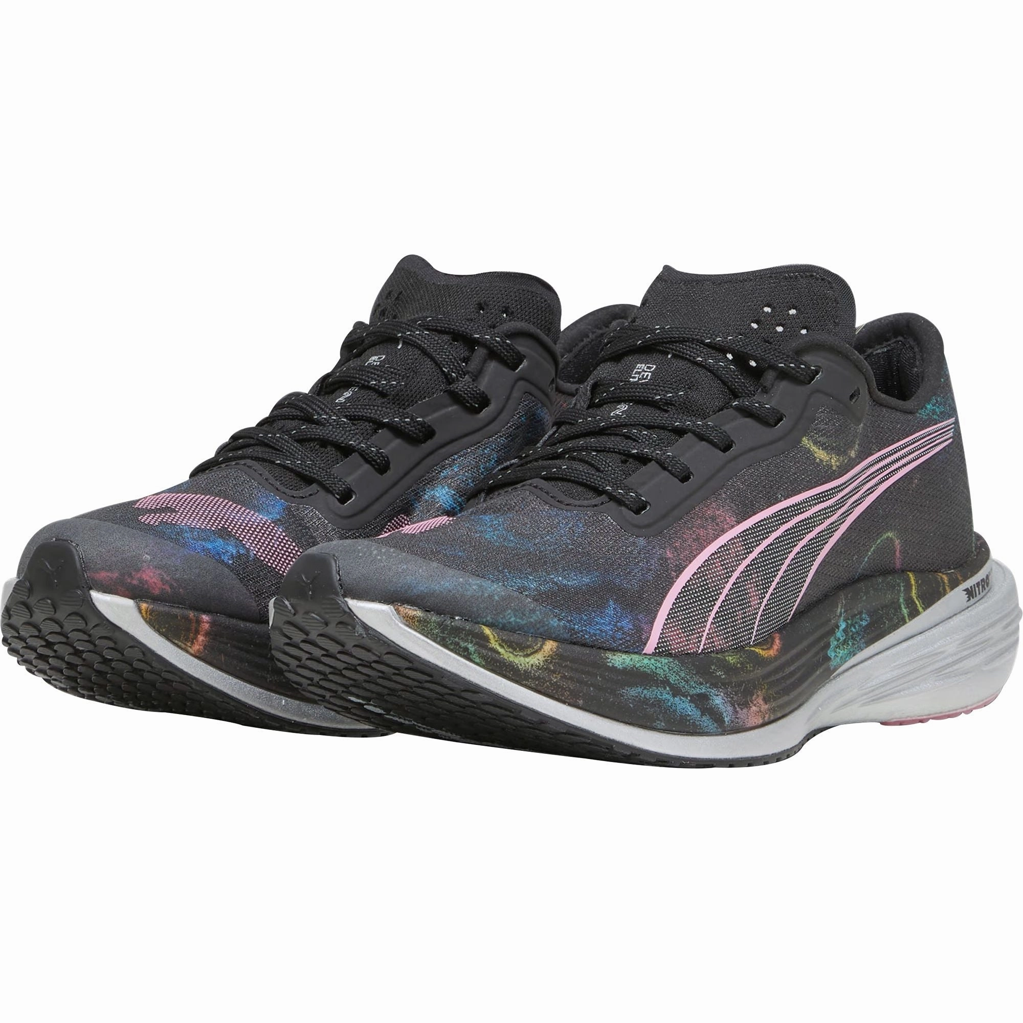 Puma Deviate Nitro Elite 2 Womens Running Shoes - Black Bold Sneakers