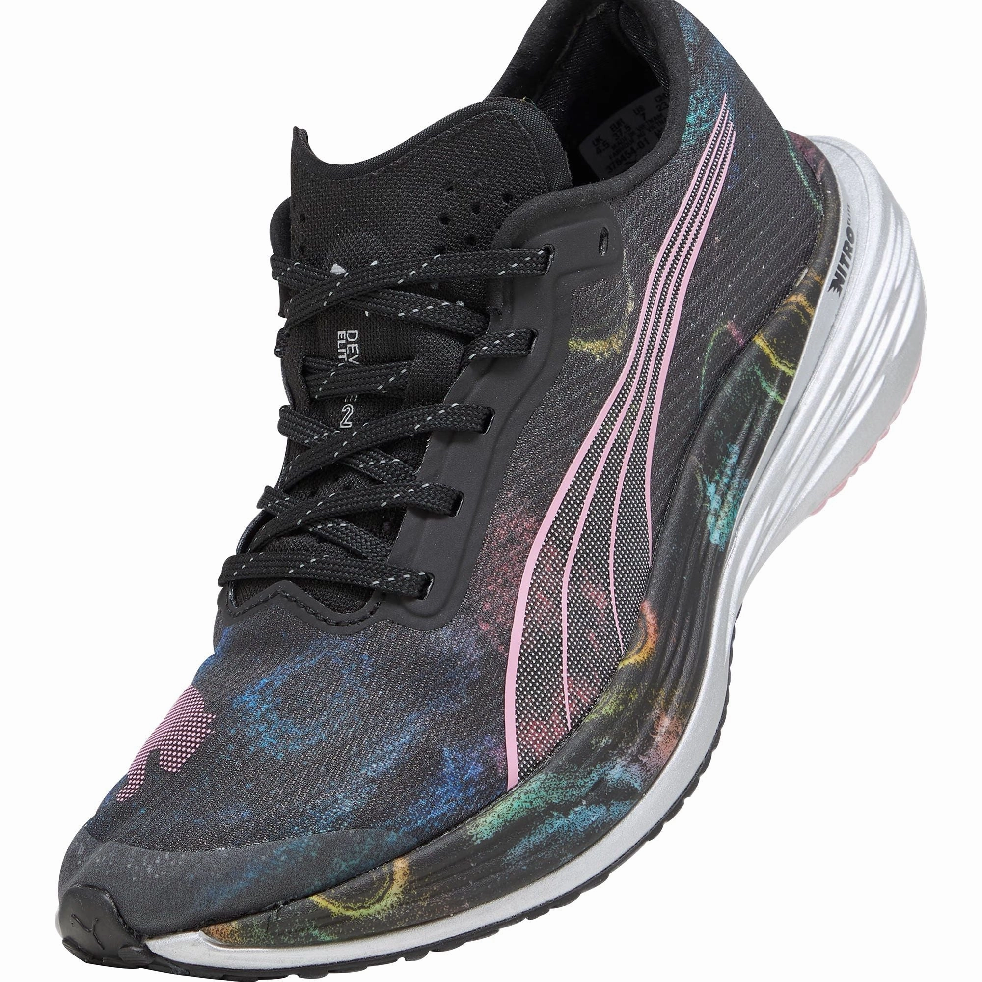Puma Deviate Nitro Elite 2 Womens Running Shoes - Black Bold Sneakers